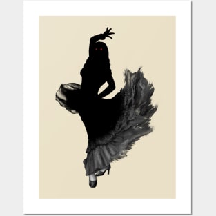 dancing tango witch Posters and Art